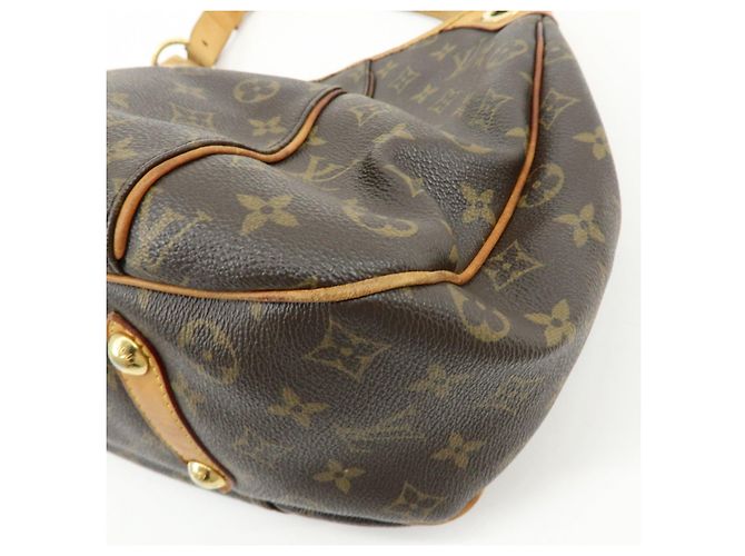 Borsa a spalla Louis Vuitton Monogram Galliera PM Brown M56382 - vista 13