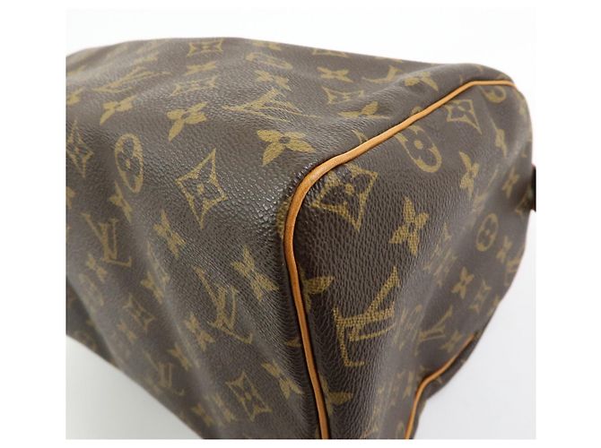 Louis Vuitton Monogram Speedy 30 Boston Bag Hand Bag Brown M41526 - vista 10