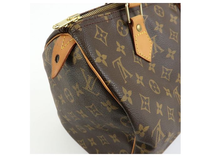 Louis Vuitton Monogram Speedy 30 Boston Bag Hand Bag Brown M41526 - vista 15