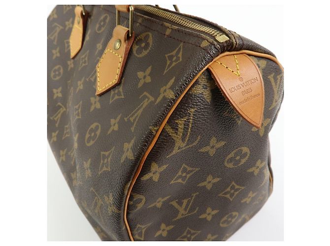 Louis Vuitton Monogram Speedy 30 Boston Bag Hand Bag Brown M41526 - vista 16