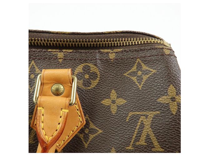 Louis Vuitton Monogram Speedy 30 Boston Bag Hand Bag Brown M41526 - vista 17