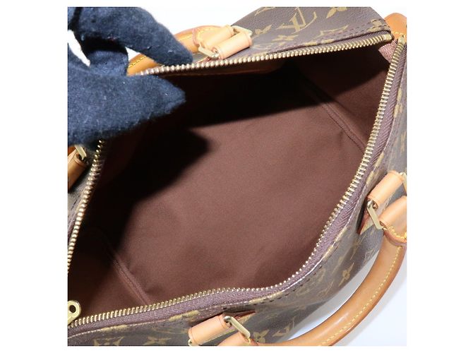 Louis Vuitton Monogram Speedy 30 Boston Bag Hand Bag Brown M41526 - vista 20