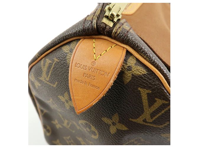 Louis Vuitton Monogram Speedy 30 Boston Bag Hand Bag Brown M41526 - vista 23