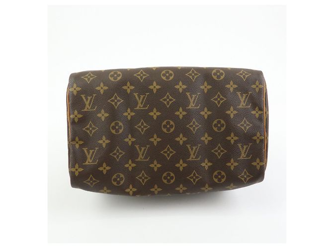 Louis Vuitton Monogram Speedy 30 Boston Bag Hand Bag Brown M41526 - vista 5