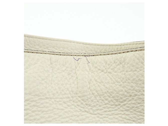 Borsa a mano e a tracolla GUCCI SOHO Interlocking G in pelle di vitello Ivory 282309 - vista 18
