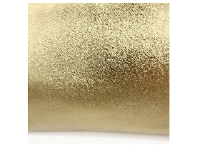 Salvatore Ferragamo Borsa a tracolla Ferragamo Gancini in pelle Nappa Oro - vista 13