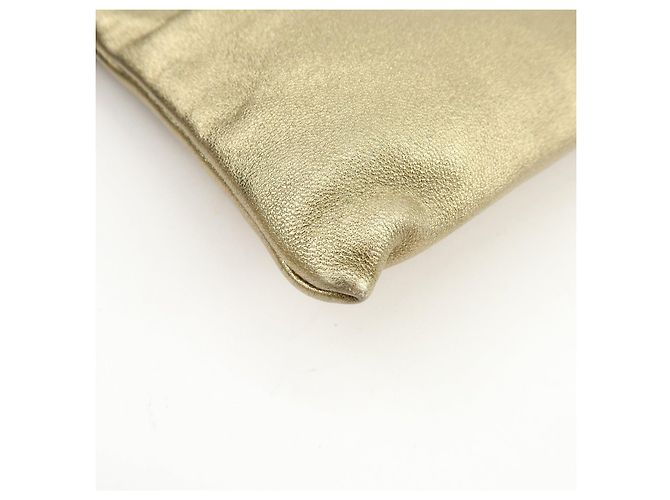 Salvatore Ferragamo Borsa a tracolla Ferragamo Gancini in pelle Nappa Oro - vista 9