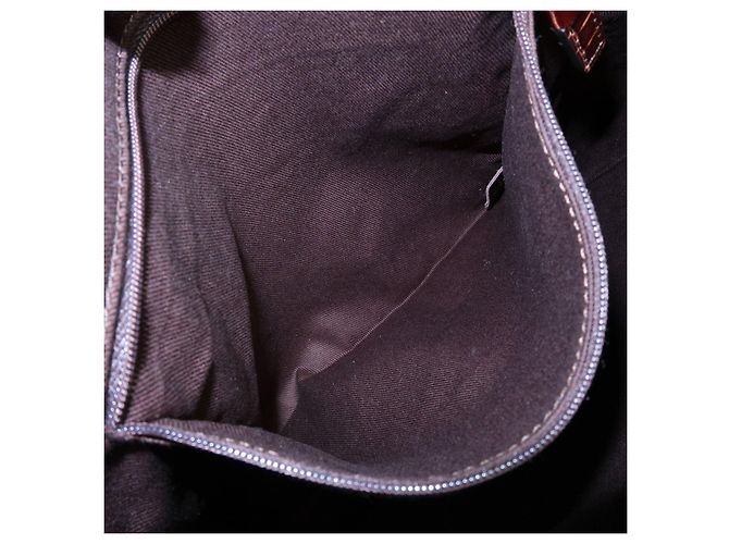 Céline Borsa Tote e Borsa a Mano CELINE Macadam in Tela e Pelle Goffrata Marrone - vista 21