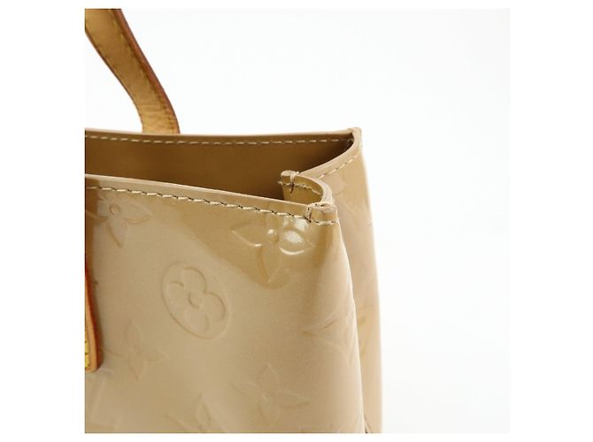 Borsa a mano Louis Vuitton Monogram Vernis Reade PM in pelle Noisette M91334 - vista 19