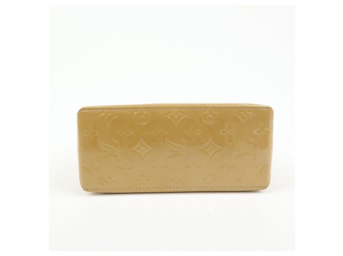 Borsa a mano Louis Vuitton Monogram Vernis Reade PM in pelle Noisette M91334 - vista 5