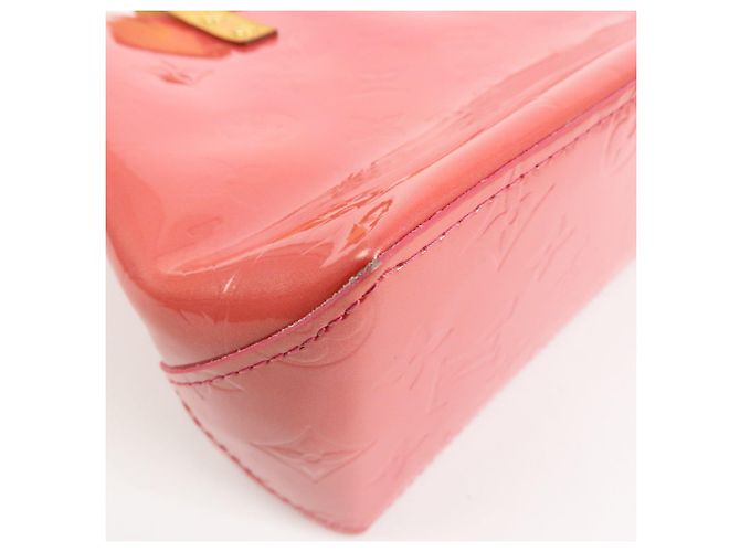 Borsa a mano Louis Vuitton Monogram Vernis Reade PM Framboise M9132F - vista 13