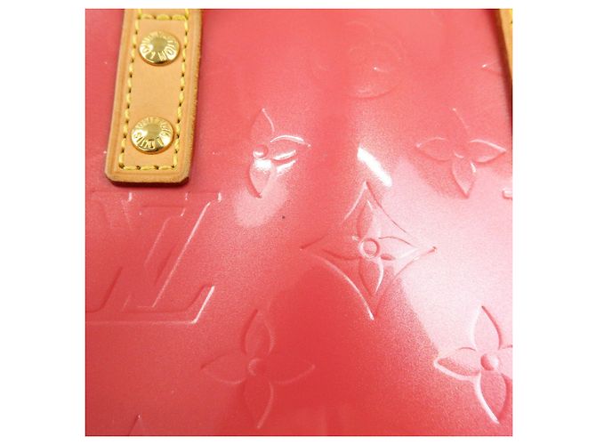 Borsa a mano Louis Vuitton Monogram Vernis Reade PM Framboise M9132F - vista 16