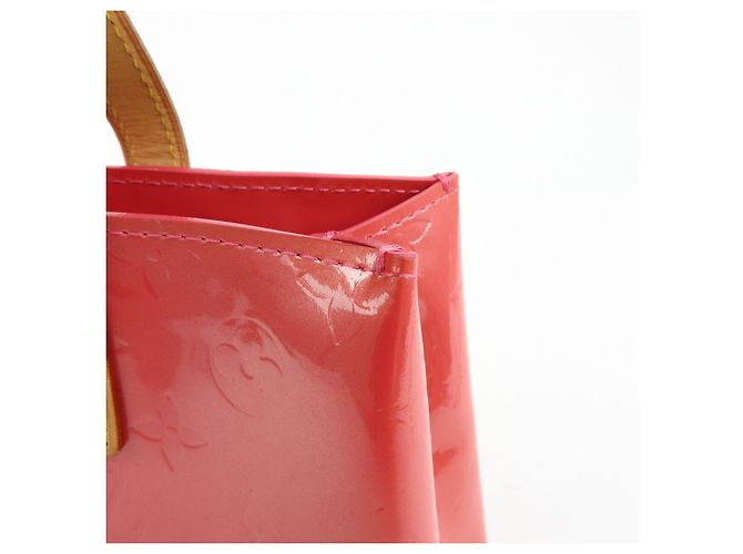 Borsa a mano Louis Vuitton Monogram Vernis Reade PM Framboise M9132F - vista 18