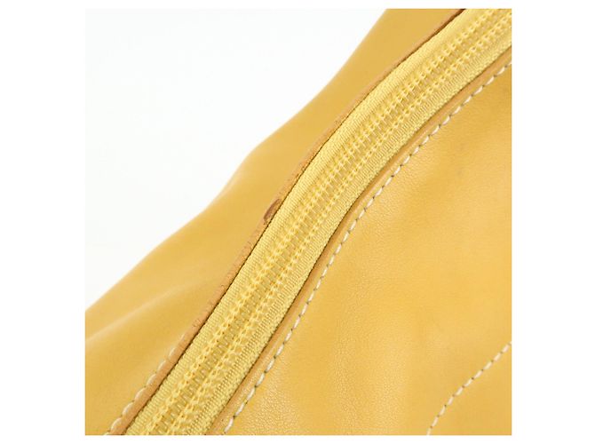 LOEWE Anton Leder-Rucksack Gelb - Ansicht 19