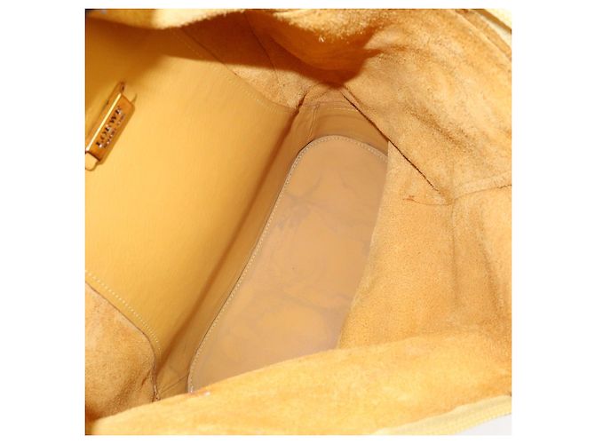 LOEWE Anton Leder-Rucksack Gelb - Ansicht 21