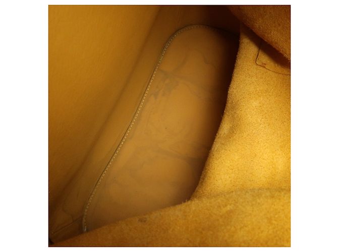 LOEWE Anton Leder-Rucksack Gelb - Ansicht 22