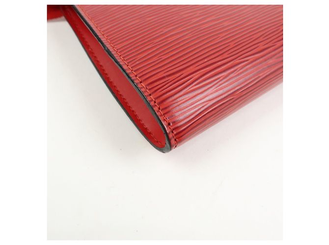 Louis Vuitton Epi Pochette Accessoires Hand Bag Castilian Red M52957 - vista 10