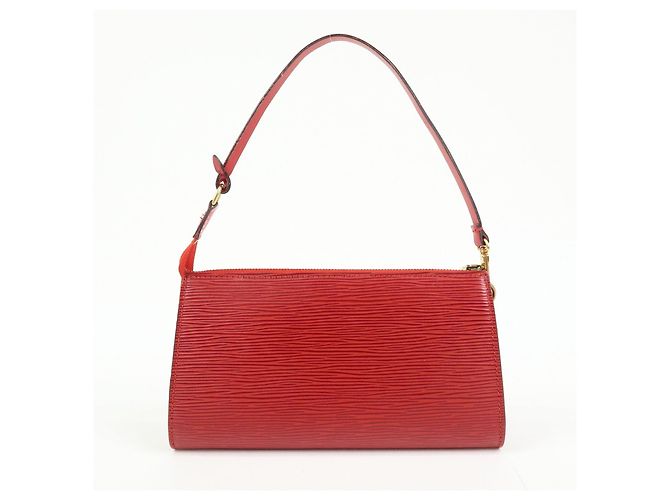 Louis Vuitton Epi Pochette Accessoires Hand Bag Castilian Red M52957 - vista 2