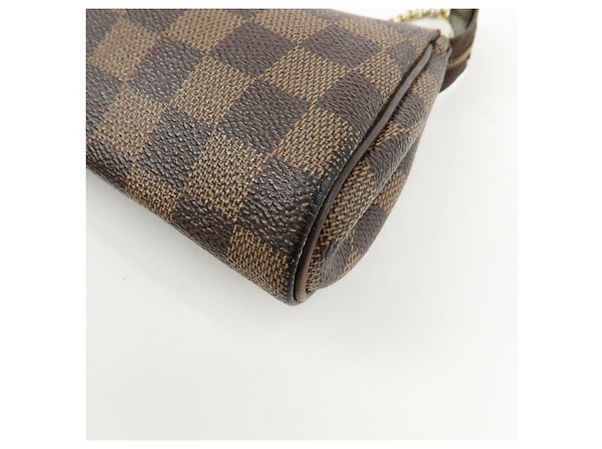 Louis Vuitton Damier Ebene Eva 2Way Hand Bag Chain Shoulder Bag N55213 - vista 10
