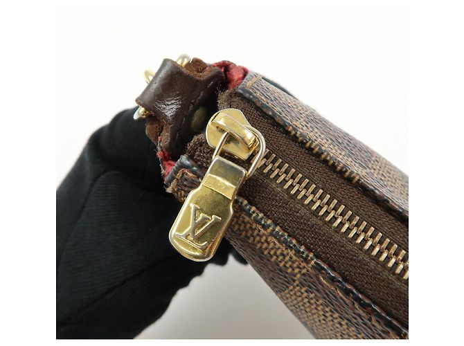 Louis Vuitton Damier Ebene Eva 2Way Hand Bag Chain Shoulder Bag N55213 - vista 16