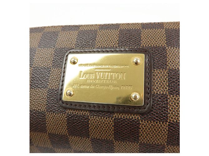 Louis Vuitton Damier Ebene Eva 2Way Hand Bag Chain Shoulder Bag N55213 - vista 17