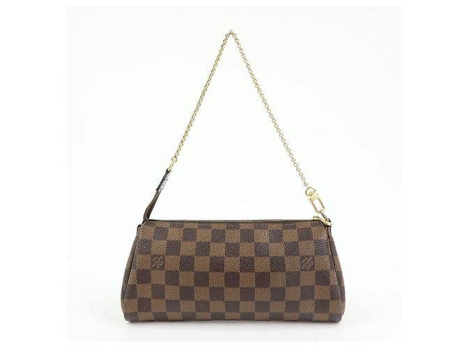 Louis Vuitton Damier Ebene Eva 2Way Hand Bag Chain Shoulder Bag N55213 - vista 2