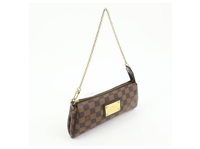 Louis Vuitton Damier Ebene Eva 2Way Hand Bag Chain Shoulder Bag N55213 - vista 4