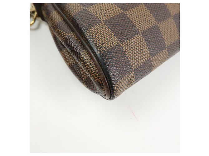 Louis Vuitton Damier Ebene Eva 2Way Hand Bag Chain Shoulder Bag N55213 - vista 9