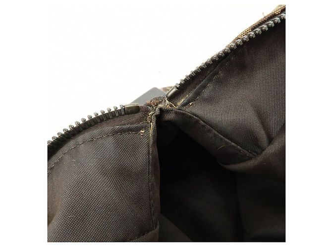 FENDI Borsa Boston e Borsa a Tracolla in Tela Zucchino e Pelle Beige 8BN005 - vista 22