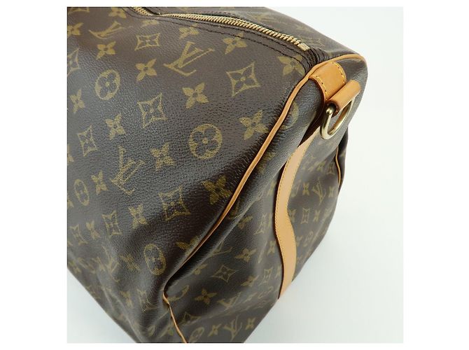 Borsa Louis Vuitton Monogram Keep All Bandouliere 60 Brown M41412 - vista 13