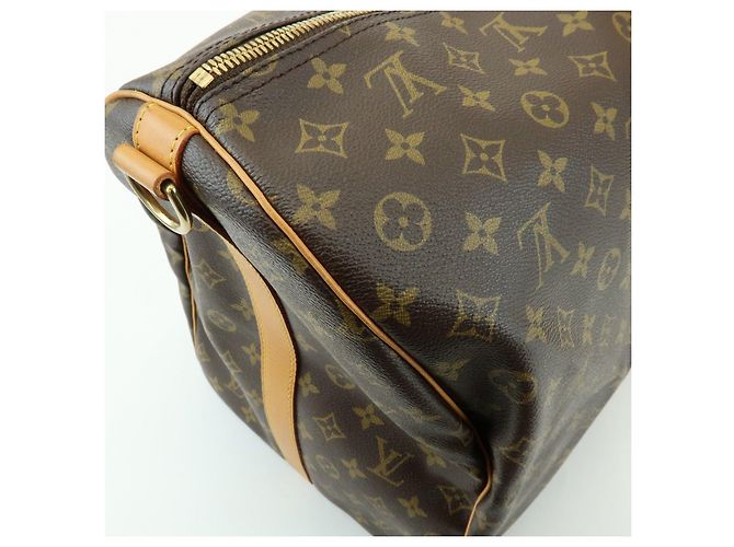 Borsa Louis Vuitton Monogram Keep All Bandouliere 60 Brown M41412 - vista 14