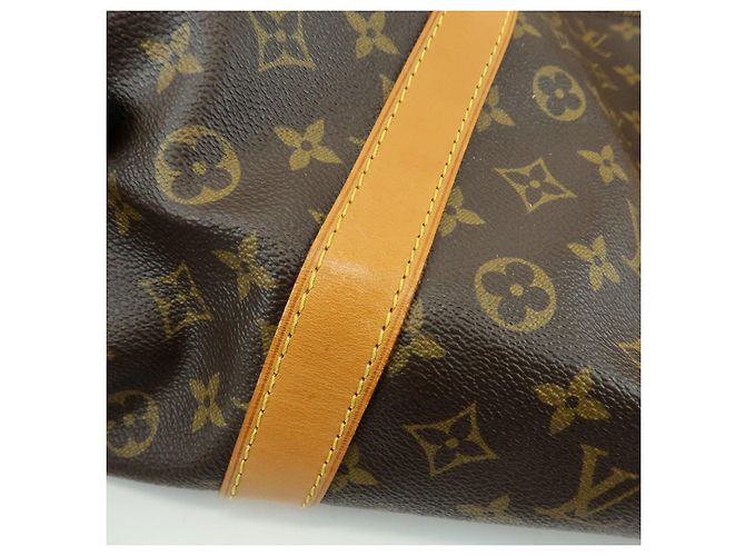 Borsa Louis Vuitton Monogram Keep All Bandouliere 60 Brown M41412 - vista 17
