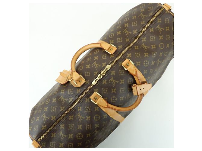 Borsa Louis Vuitton Monogram Keep All Bandouliere 60 Brown M41412 - vista 18