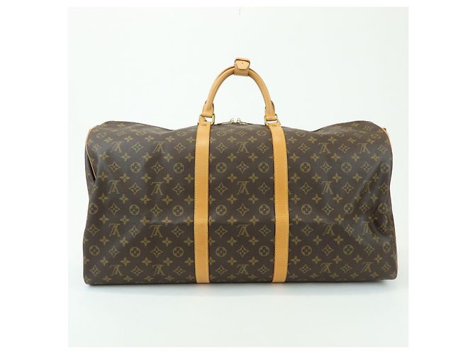 Borsa Louis Vuitton Monogram Keep All Bandouliere 60 Brown M41412 - vista 2