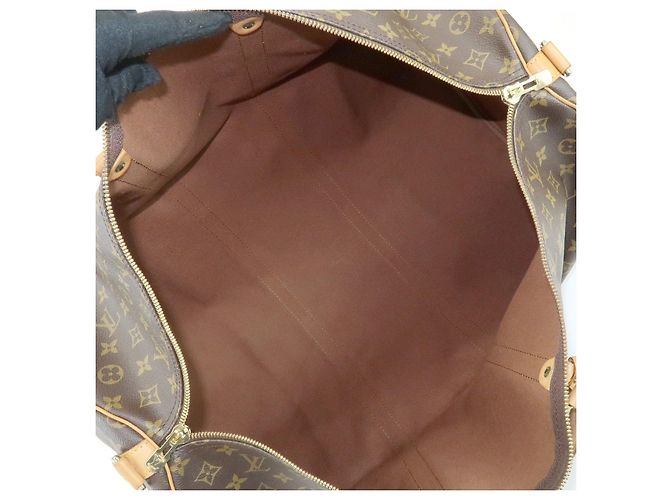 Borsa Louis Vuitton Monogram Keep All Bandouliere 60 Brown M41412 - vista 20