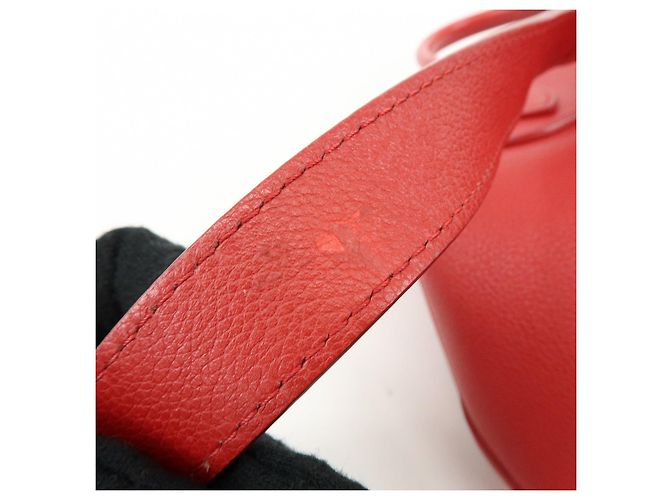 Zaino Louis Vuitton Lockme in pelle Taurillon Ruby M41818 - vista 11
