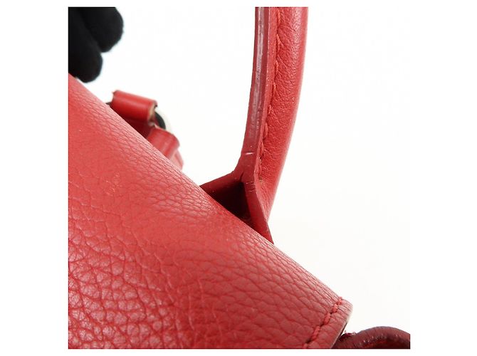 Zaino Louis Vuitton Lockme in pelle Taurillon Ruby M41818 - vista 13