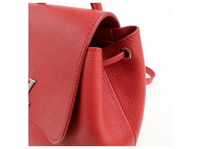 Zaino Louis Vuitton Lockme in pelle Taurillon Ruby M41818 - vista 17