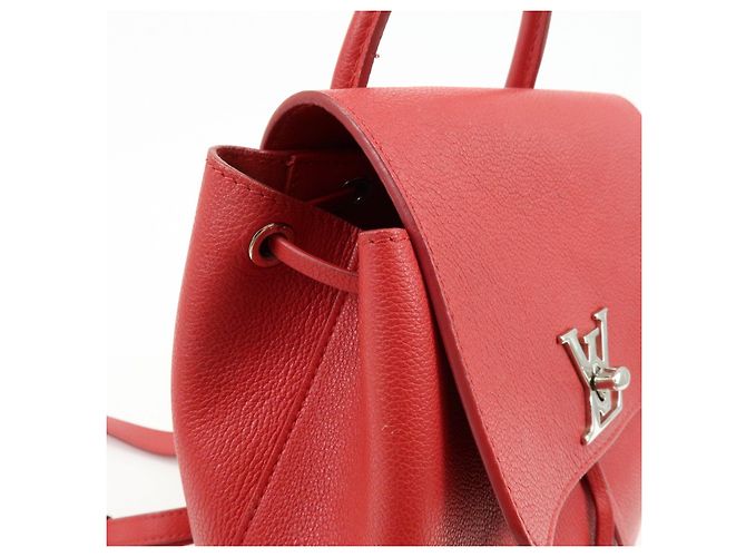 Zaino Louis Vuitton Lockme in pelle Taurillon Ruby M41818 - vista 18
