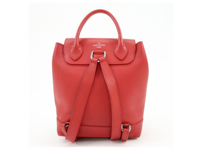 Zaino Louis Vuitton Lockme in pelle Taurillon Ruby M41818 - vista 2