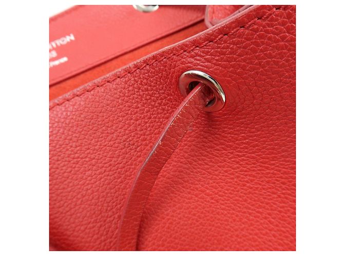 Zaino Louis Vuitton Lockme in pelle Taurillon Ruby M41818 - vista 20