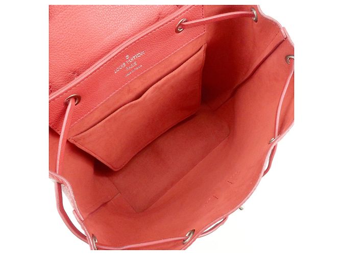 Zaino Louis Vuitton Lockme in pelle Taurillon Ruby M41818 - vista 21