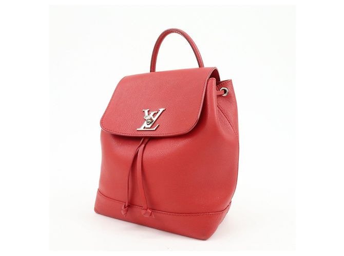 Zaino Louis Vuitton Lockme in pelle Taurillon Ruby M41818 - vista 3