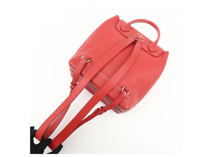 Zaino Louis Vuitton Lockme in pelle Taurillon Ruby M41818 - vista 6