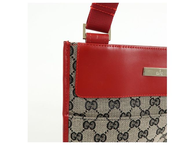 Borsa a tracolla GUCCI GG Canvas Leather Rossa 019・0348・200047 - vista 13