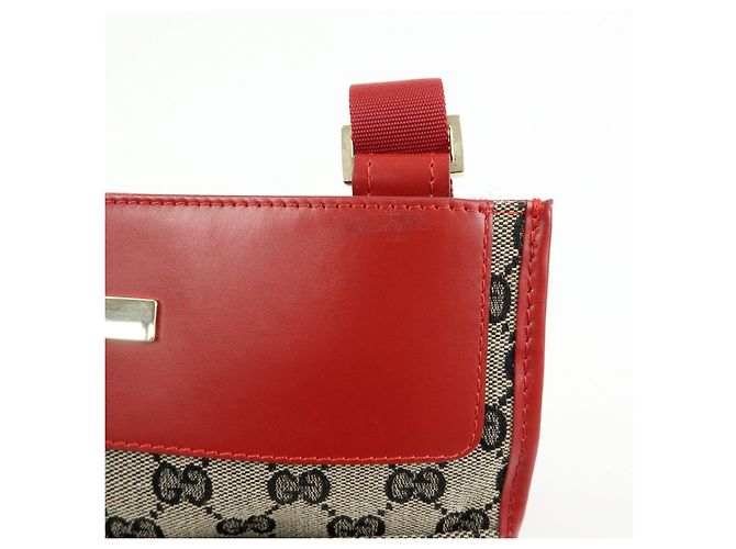 Borsa a tracolla GUCCI GG Canvas Leather Rossa 019・0348・200047 - vista 14
