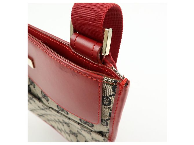 Borsa a tracolla GUCCI GG Canvas Leather Rossa 019・0348・200047 - vista 15