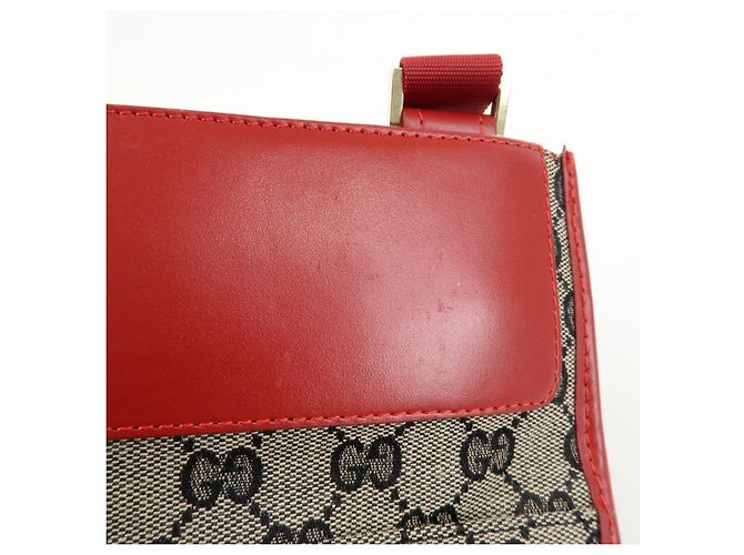 Borsa a tracolla GUCCI GG Canvas Leather Rossa 019・0348・200047 - vista 17