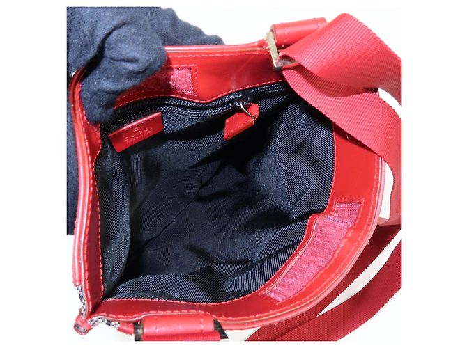 Borsa a tracolla GUCCI GG Canvas Leather Rossa 019・0348・200047 - vista 22