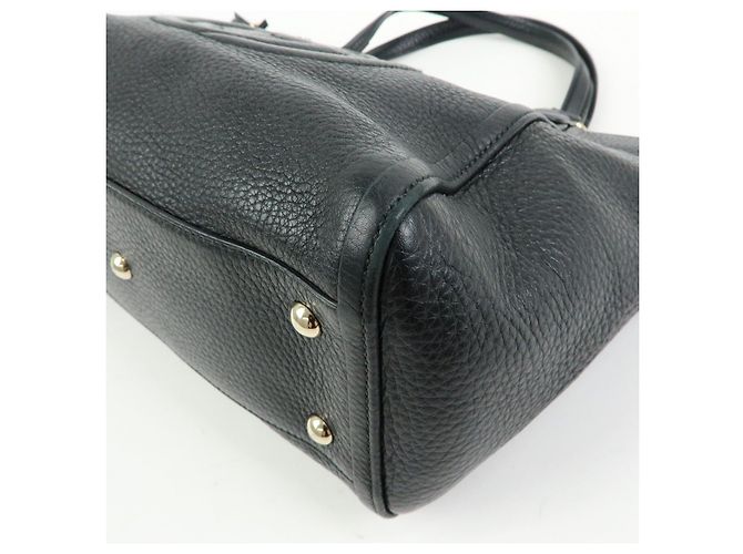 Borsa a mano 2Way GUCCI Interlocking G SOHO in pelle Nero 369176 - vista 12